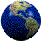 ASCII world maps & globes